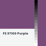 Color chip: FS 37100 Purple