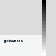 Color chip: gainsboro