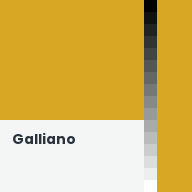 Color chip: Galliano
