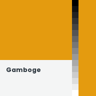 Color chip: Gamboge
