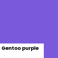 Color chip: Gentoo purple