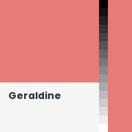 Color chip: Geraldine