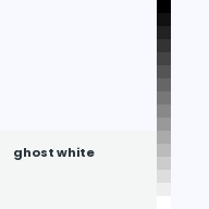 Color chip: Ghost white