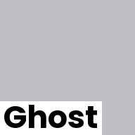 Color chip: Ghost