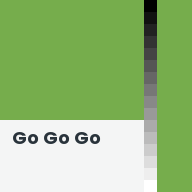 Color chip: Go Go Go