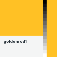 Color chip: goldenrod1