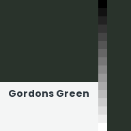Color chip: Gordons Green