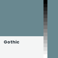 Color chip: Gothic