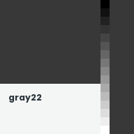 Color chip: gray22