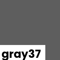 Color chip: gray37