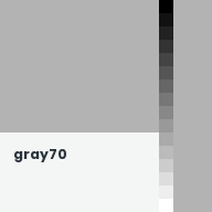 Color chip: gray70