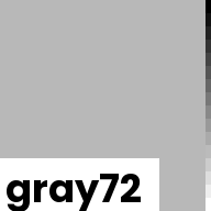 Color chip: gray72