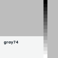Color chip: gray74