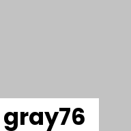 Color chip: gray76