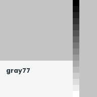 Color chip: gray77