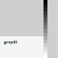 Color chip: gray81