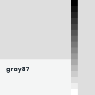 Color chip: gray87