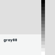 Color chip: gray88