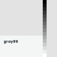 Color chip: gray89