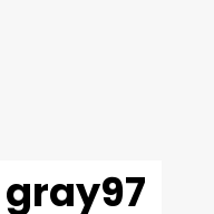 Color chip: gray97