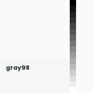 Color chip: gray98