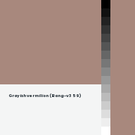 Color chip: Grayish vermilion (Bang-v3 59)