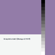 Color chip: Grayish violet (Bang-v3 537)