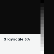 Color chip: Grayscale 5%