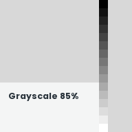 Color chip: Grayscale 85%