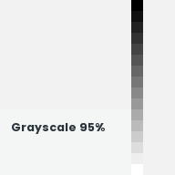 Color chip: Grayscale 95%