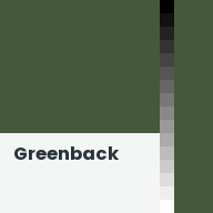 Color chip: Greenback