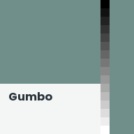 Color chip: Gumbo