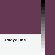 Color chip: Halaya ube