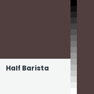 Color chip: Half Barista
