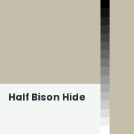 Color chip: Half Bison Hide