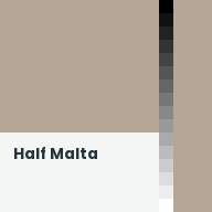 Color chip: Half Malta