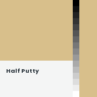 Color chip: Half Putty
