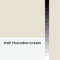 Color chip: Half Thorndon Cream