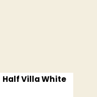 Color chip: Half Villa White