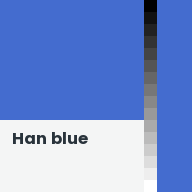Color chip: Han blue