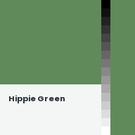 Color chip: Hippie Green