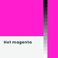 Color chip: Hot magenta