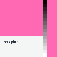 Color chip: Hot pink