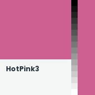 Color chip: HotPink3