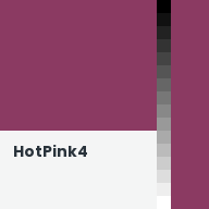 Color chip: HotPink4