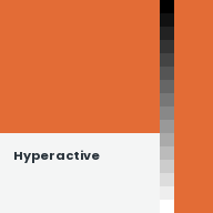 Color chip: Hyperactive