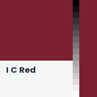 Color chip: I C Red