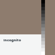 Color chip: Incognito