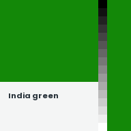 Color chip: India green