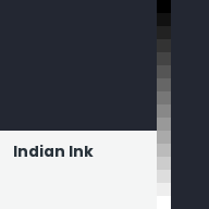 Color chip: Indian Ink
